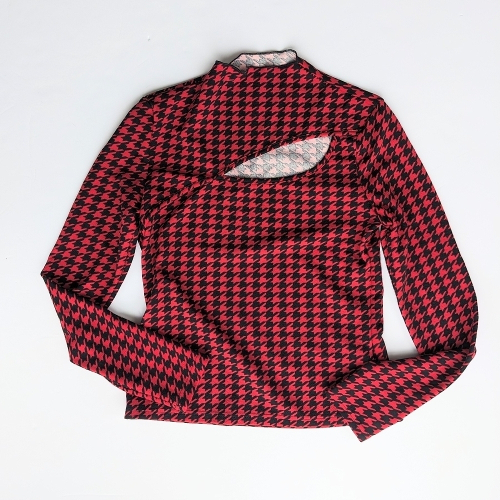 SHEIN SXY Red "Peek-a-boo" Top